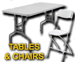 Rent Birthday Party Tables and Chairs in Lehr, ND